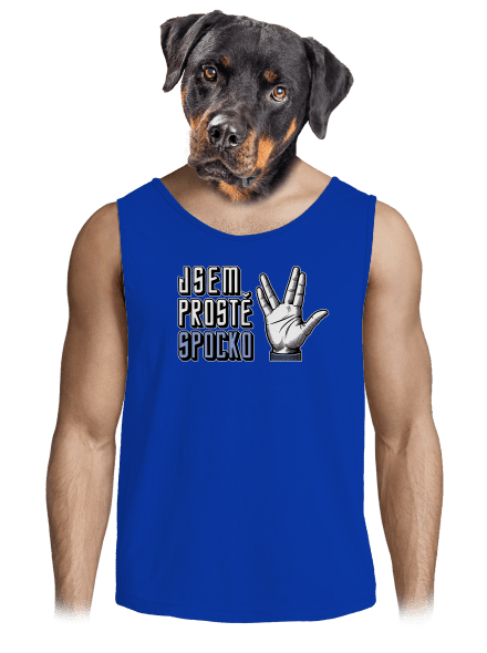 Jsem Spocko pánské tílko Royal Blue