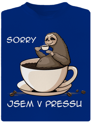 V pressu pánské sportovní tričko Royal Blue Mal