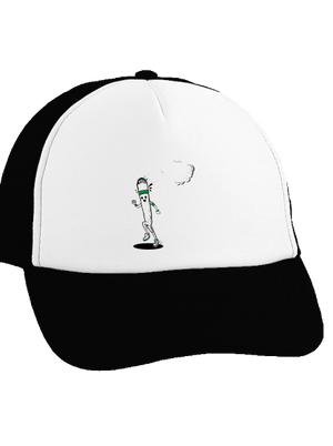 Pálím špeky kšiltovka truckerka Black cap