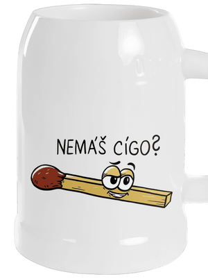 Cígo a oheň půllitr White