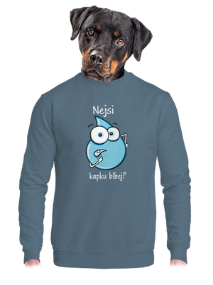 unisex mikina bez kapuce