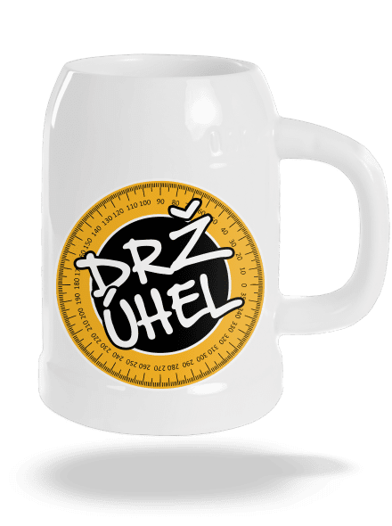 Drž úhel půllitr White