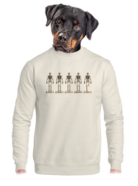 unisex mikina bez kapuce