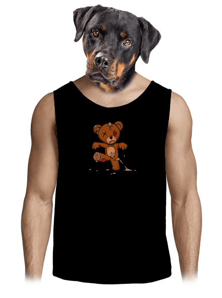 Zombie teddy pánské tílko Black
