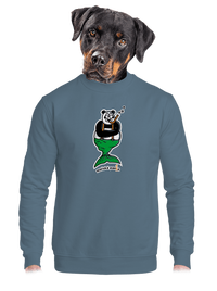 unisex mikina bez kapuce