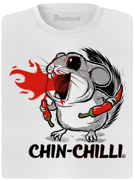 Chinchilli dámské sportovní tričko White