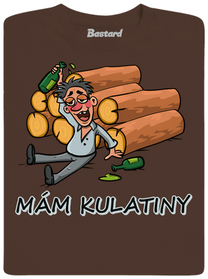 Mám kulatiny pánské tričko Brown
