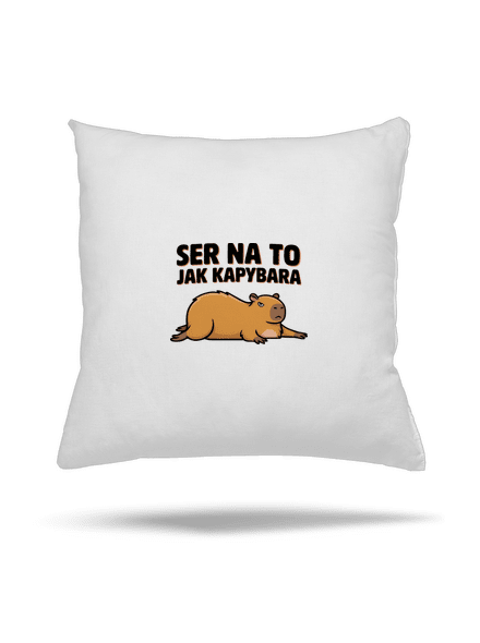 Jak kapybara polštář White