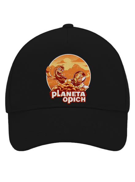 Planeta opich kšiltovka baseballka Black
