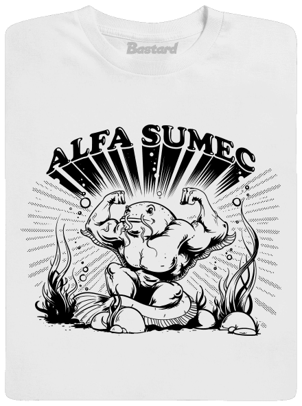 Alfasumec pánské dlouhý rukáv White