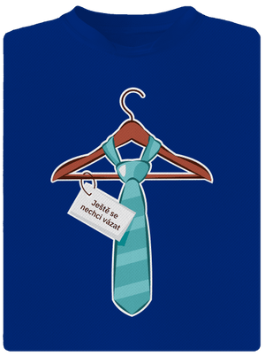 Nechci se vázat pánské sportovní tričko Royal Blue Mal