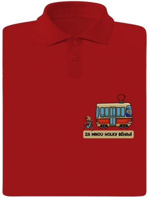 Za mnou holky běhají pánská polokošile Red Mal