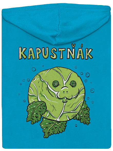 Kapustňák dámská mikina na zip Blue Atol
