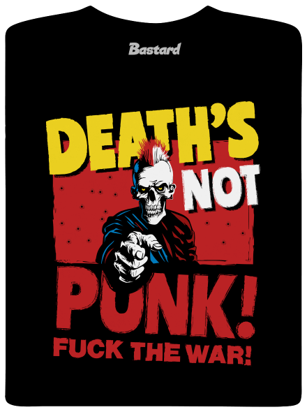 Death's not punk pánské dlouhý rukáv Black