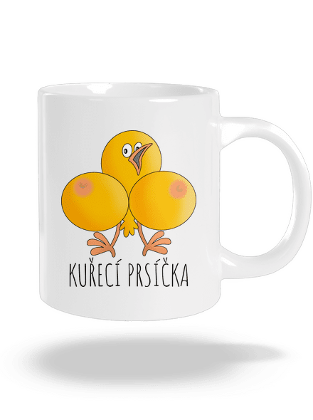 Kuřecí prsíčka velký hrnek White