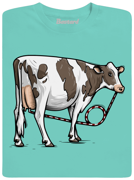 Cow drink pánské tričko Millenial Mint