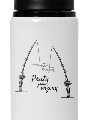 Pruty jsou vrženy lahev na vodu White