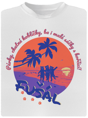 Fušál pánské sportovní tričko White