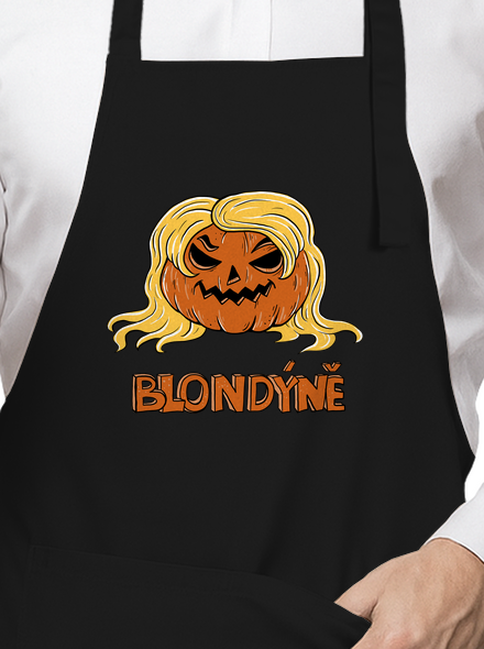 Blondýně zástěra Black