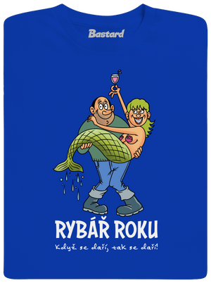 Rybář roku pánské tričko Royal Blue