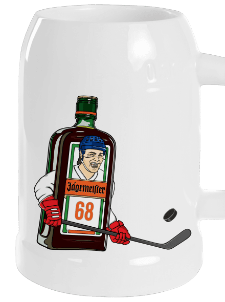 Jágrmeister půllitr White