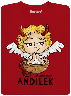 Andílek dětské tričko Red