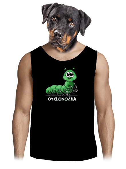Cyklonožka pánské tílko Black