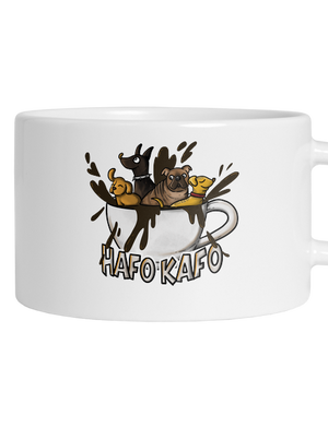 Hafo kafo hrnek makronka White