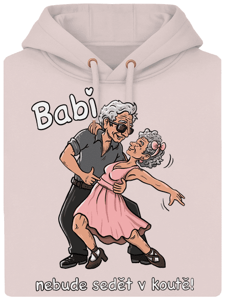 Babi v koutě unisex mikina premium Rose Chalk