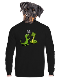 unisex mikina bez kapuce
