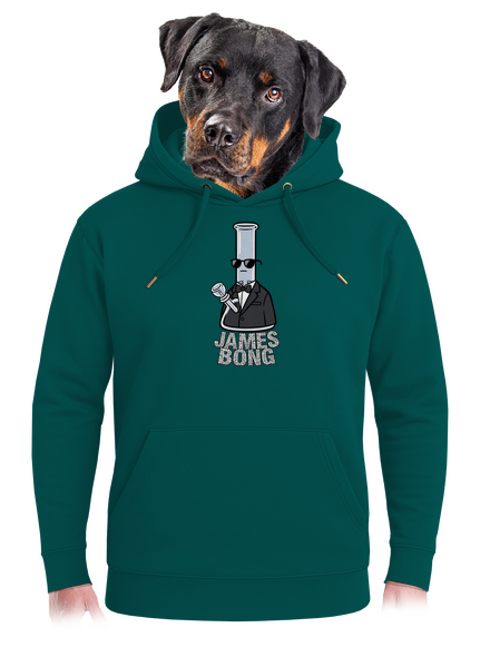 James Bong unisex mikina premium Emerald Green