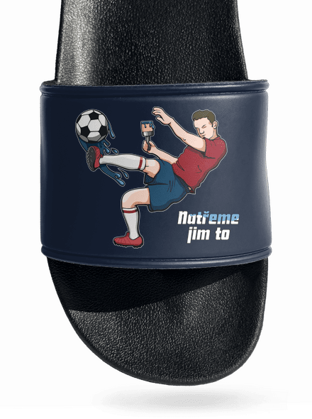 Natřeme jim to - Fotbal pantofle Navy