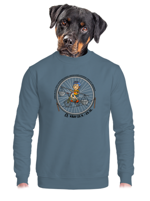 unisex mikina bez kapuce