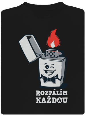 Rozpálím každou dětské sportovní tričko Black