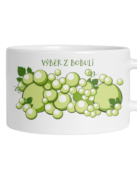 Výběr z bobulí hrnek makronka White