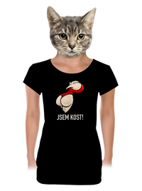 dámské tričko s lemem