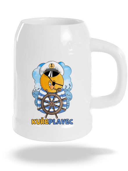 Kuřeplavec půllitr White