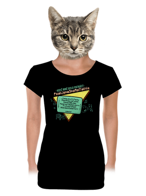 dámské tričko s lemem