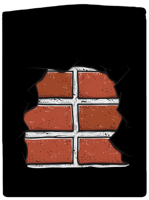 Cihličky pánská mikina na zip Black