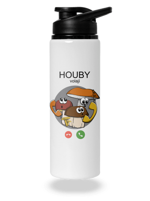 Houby volají lahev na vodu White