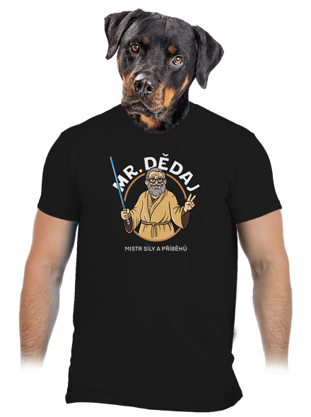 Mr. Dědaj pánské tričko Black