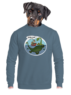 unisex mikina bez kapuce