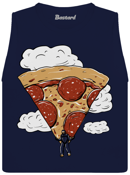 Pizzašutista dámské tílko volné Navy