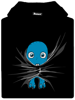 Bubák dětská mikina klokanka Black