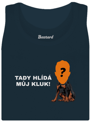 Tady hlídám já dámské tílko klasické Navy