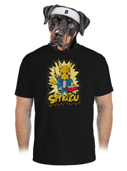 Stykaču pánské sportovní tričko Black