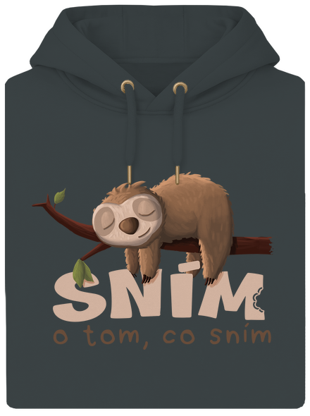 Sním o tom, co sním unisex mikina premium Charcoal