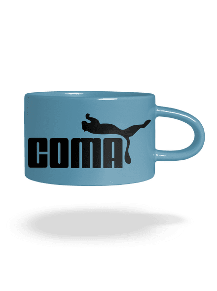 Coma hrnek makronka Blue Macaron