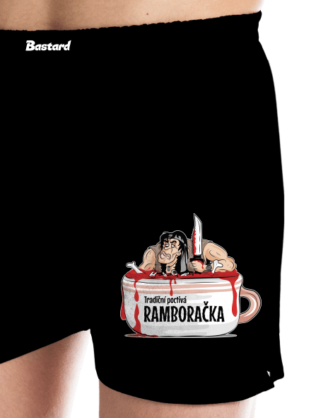 Ramboračka pánské trenky Black