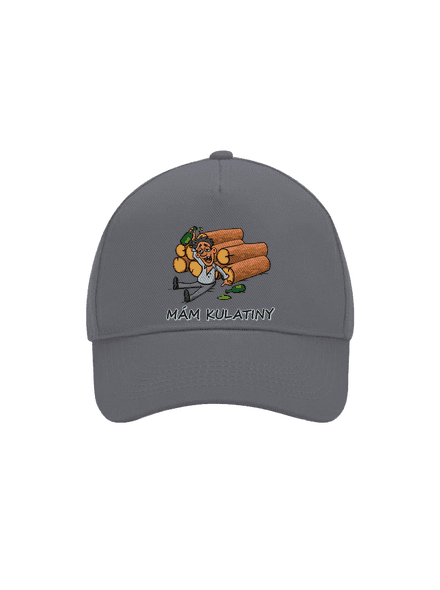 Mám kulatiny kšiltovka baseballka Graphite grey